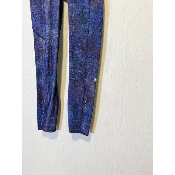 Lululemon  • Fast and Free Tight II 25" Polar Lights Blue Multi Size 4 Legging - Picture 4 of 8